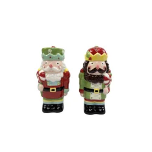 Nutcracker Salt & Pepper Shaker Red/Green