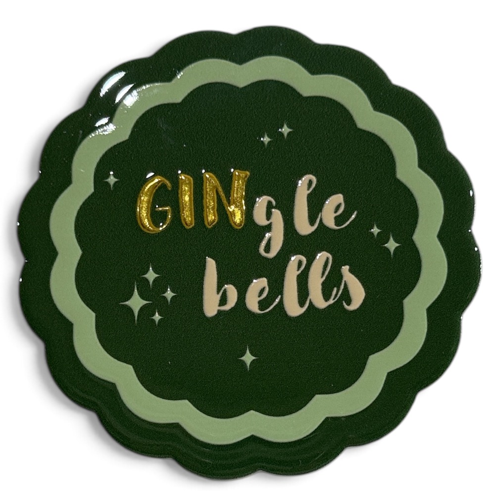 Ceramic Coasters, Christmas Cocktails, 6 Ast - Image 2