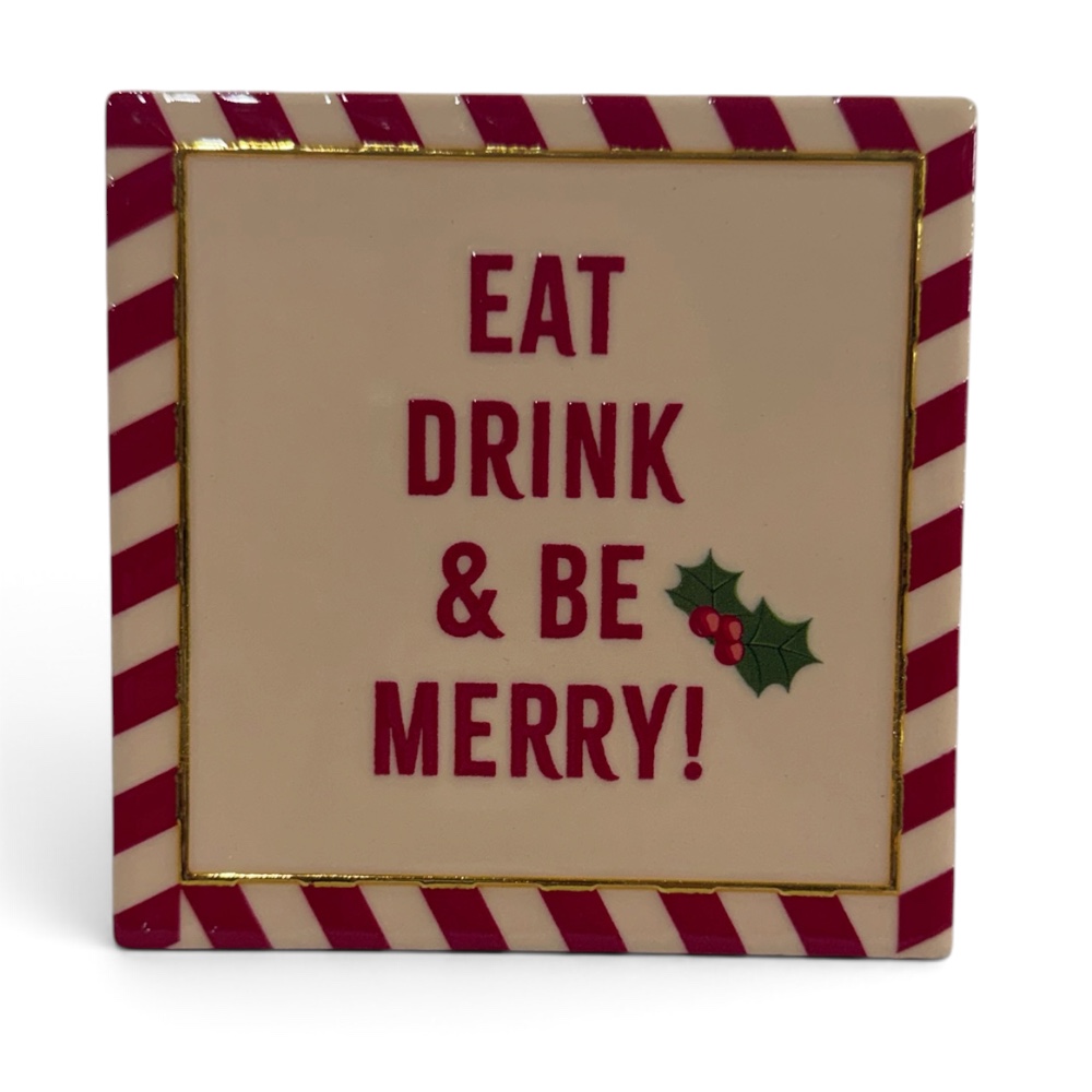 Ceramic Coasters, Christmas Cocktails, 6 Ast - Image 5