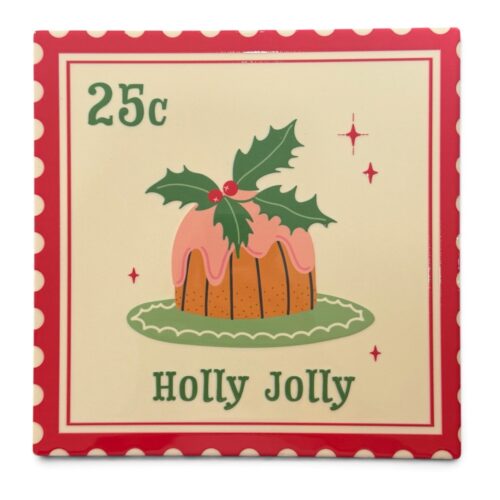 Trivet- Christmas Stamp