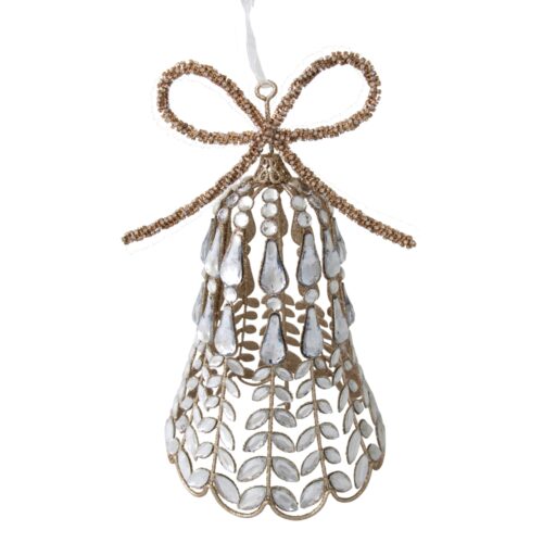 Jewelled Bell with Bow Large
