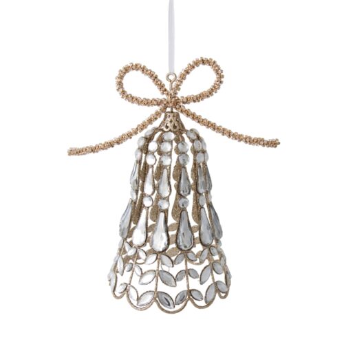 Jewelled Bell with Bow Small