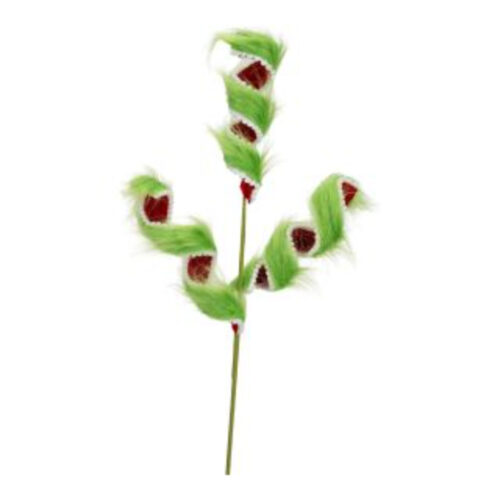 Grinch Pick- Fluffy Swirl Spray Red/Green