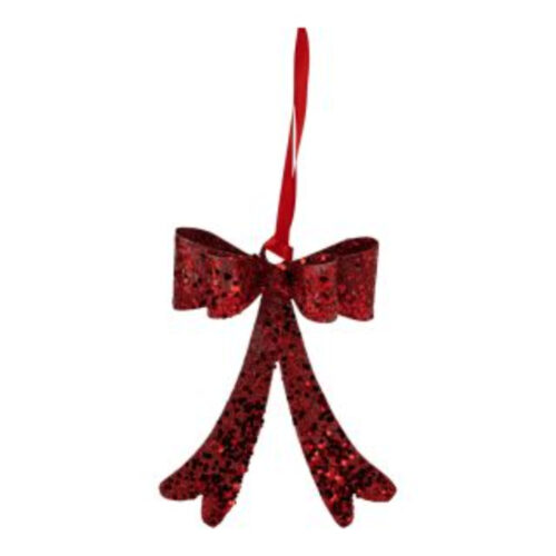 Metal, Red Double Bow, HO, Sml