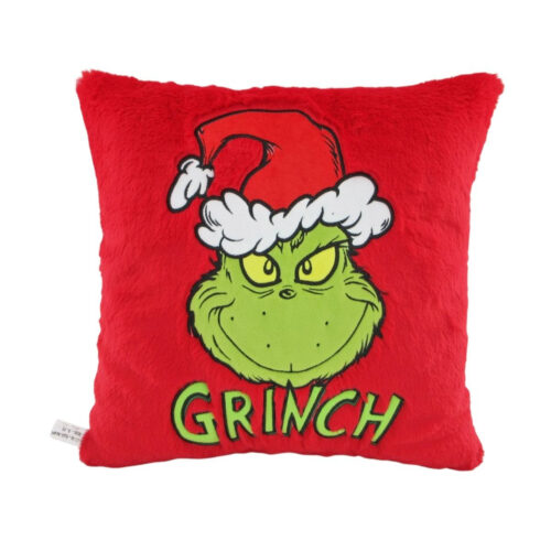 Grinch Cushion, Grinch in Red