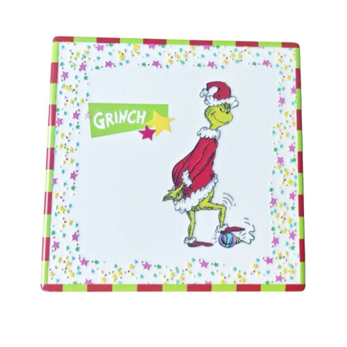 Grinch Stars Coasters set of 4
