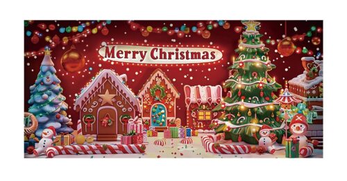 Garage Door Christmas Banner