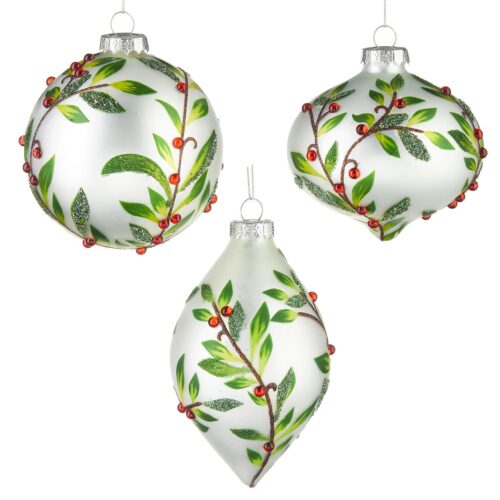 Bauble- Yuletide Traditions, 3 Asst, HO