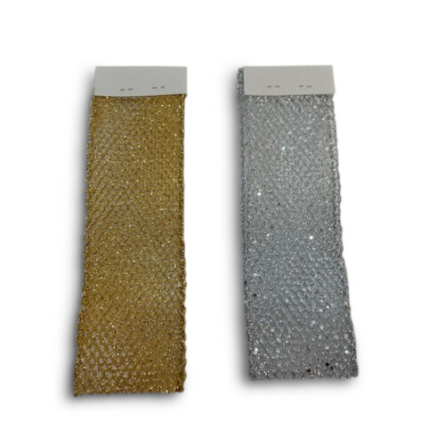 Ribbon - Silver Mesh 4"