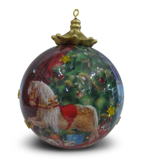 Deco Ball, Rocking Horse w LED