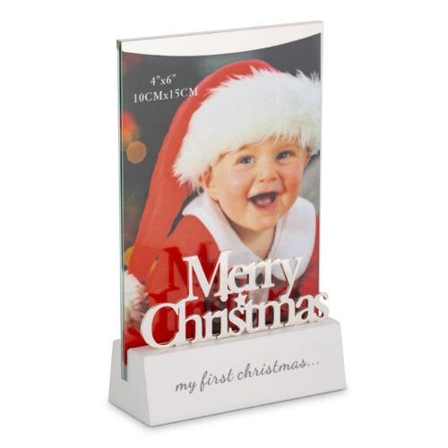 First Christmas Shadow Photo Frame