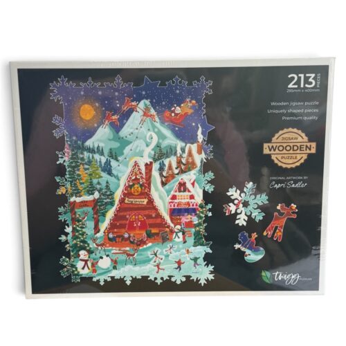 Santa Workshop Wooden Jigsaw Puzzle