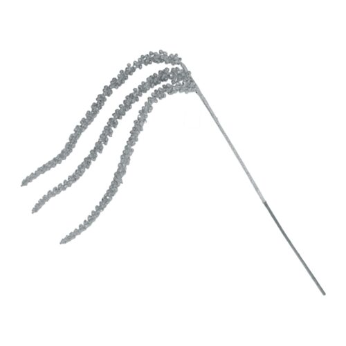 Beaded Droop Spray Silver