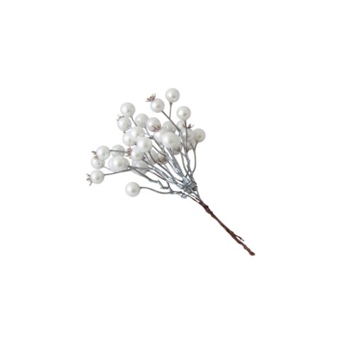 Pearl Berry Pick  White