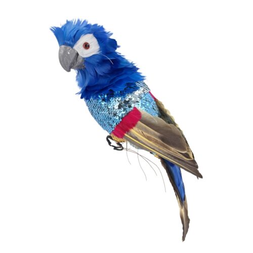 Glitter Sequin Parrot Blue