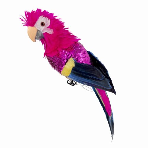Glitter Sequin Parrot Pink