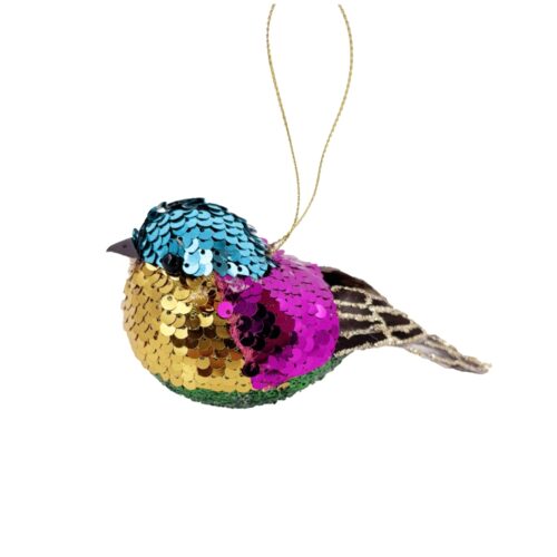 Finch Glitter Sequin Green