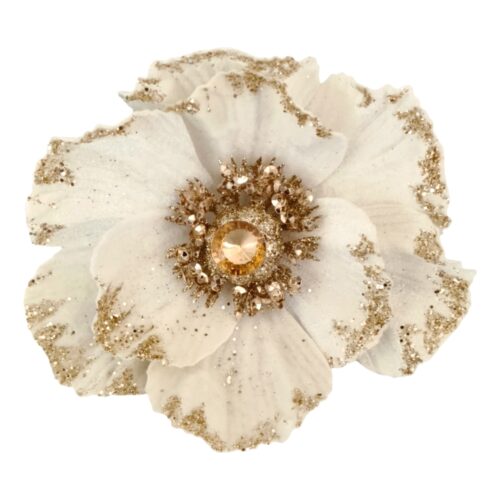 Magnolia Clip On Cream
