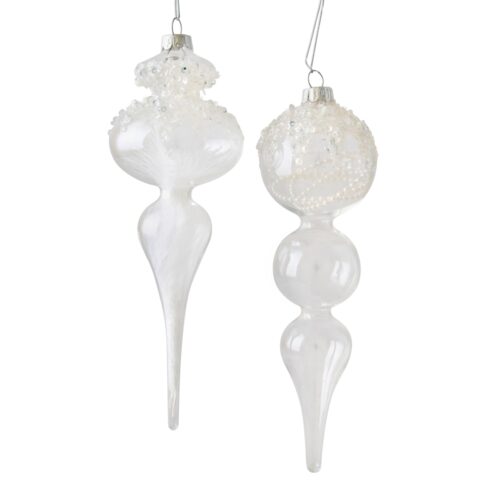 Finial with Pearl Detail 2 Asst