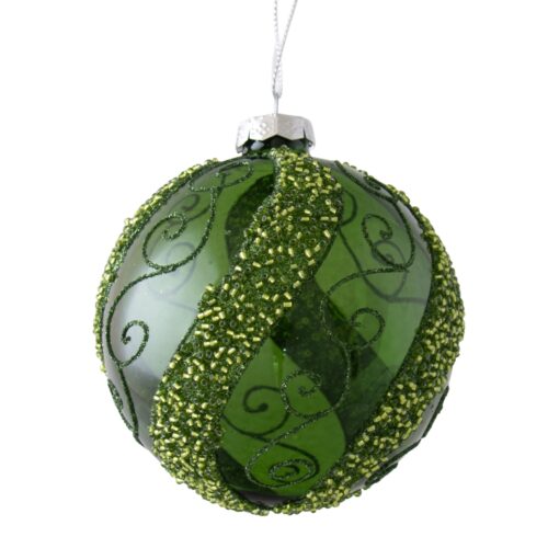 Bauble Sage Swirl