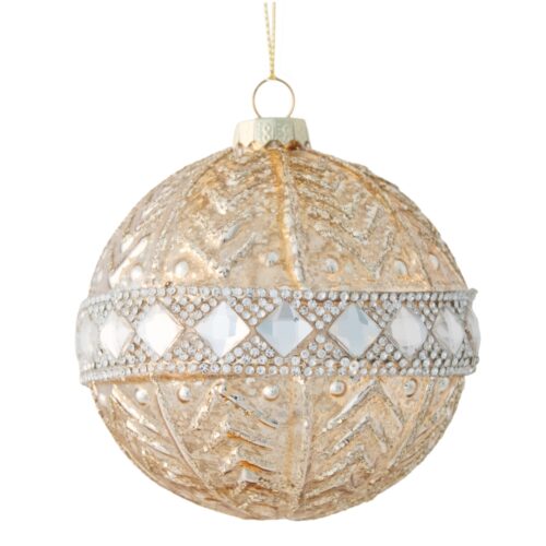 Bauble Champagne with Silver Belt