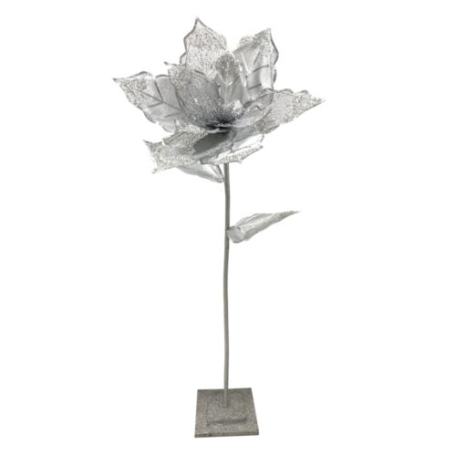 Poinsettia Tree Silver 150cm
