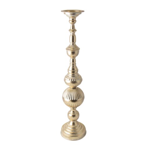 Finial Candle Holder Large Champagne