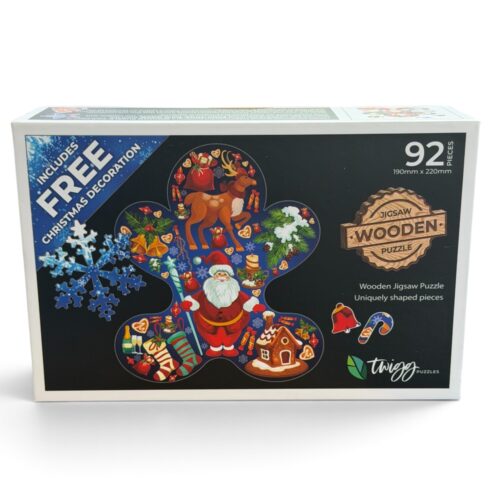 Gingerbread Man - Wooden Jigsaw Puzzle
