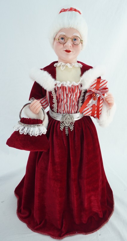 Mrs Claus Standing Peppermint
