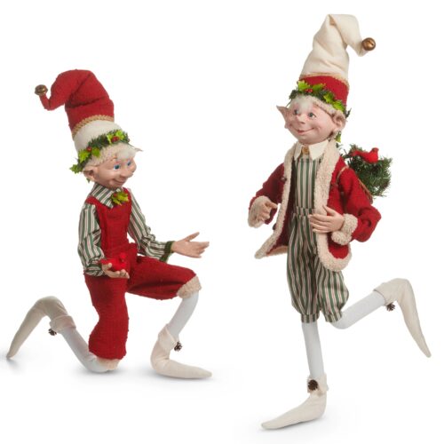 Yuletide Traditions, Posable Elf, 79cm,  2 Ast