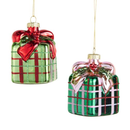 Sugar & Spice, Plaid Gift Box, 2 Ast