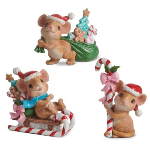 My Merry Snowman, Gift Giving Mouse, 3 Ast