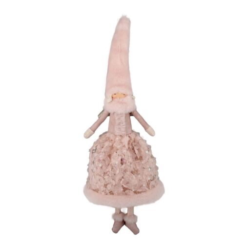 Angel with Pink Dress and Fur Hat, HO
