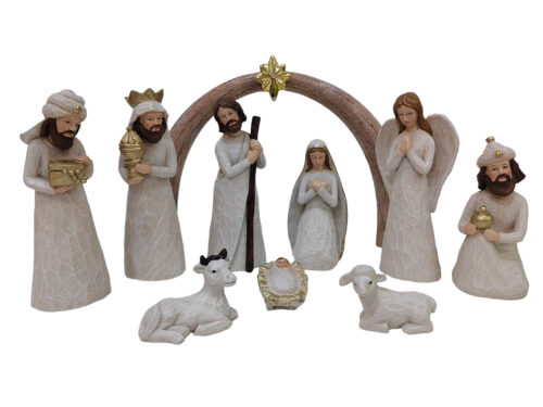 Nativity Scene with Stable