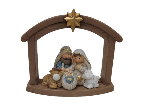 Nativity Scene, Small, Resin