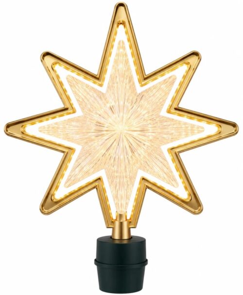 Radiant Rotating Star- Tree Topper