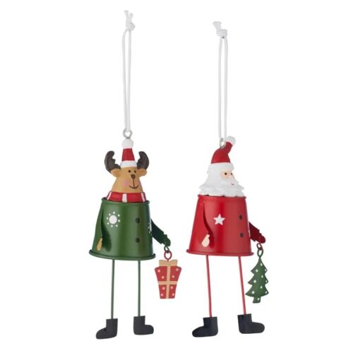 Santa and Reindeer HO, 2 Asst