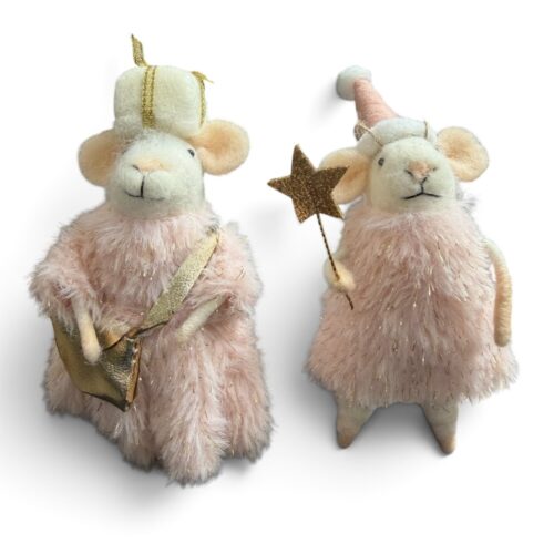 Fairy Mouse HO, Felt, 2 Asst