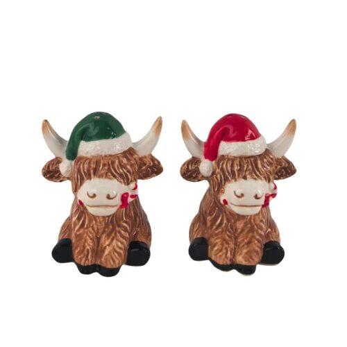 Highland Cow Salt & Pepper Shaker