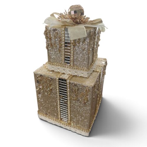 Stacked Present Ornament