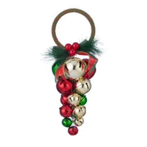 Bell Cluster Door Hanger Red/Green