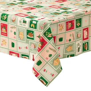 Tablecloth- Christmas Stamp