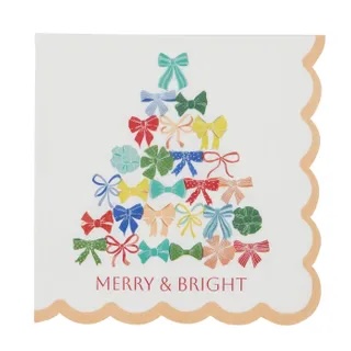 Napkins - Bow Tree, 20pk 3 ply
